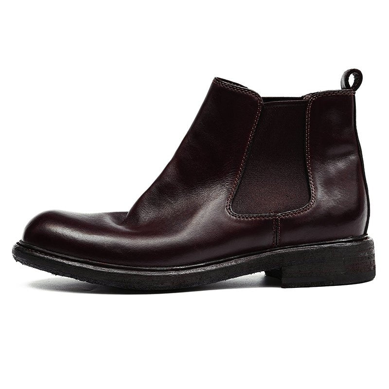 Horsehide Chelsea Boots Classic Ankle Boots for Men