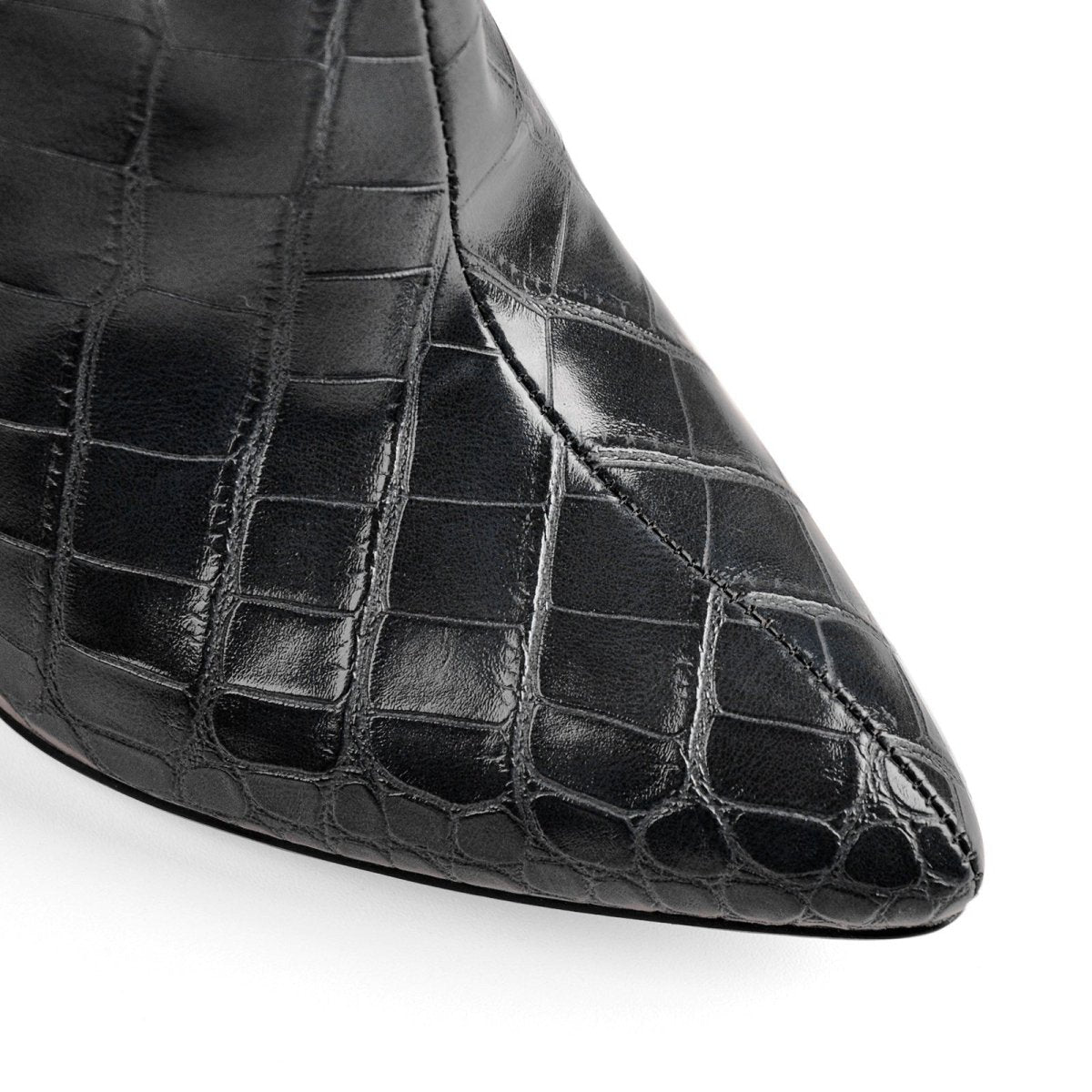 London Girl Faux Leather Everyday Knee High Boots